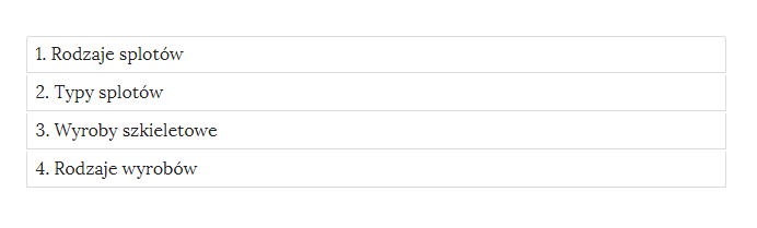 Grafika przedstawia przykładowy wygląd zakładek z interaktywnymi materiałami sprawdzającymi.
