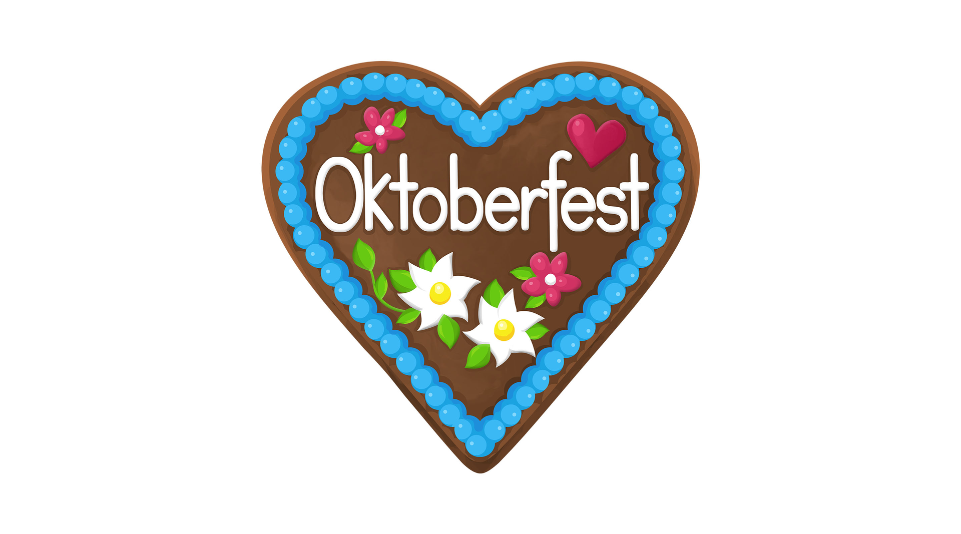 Ilustracja przedstawia piernikowe serce