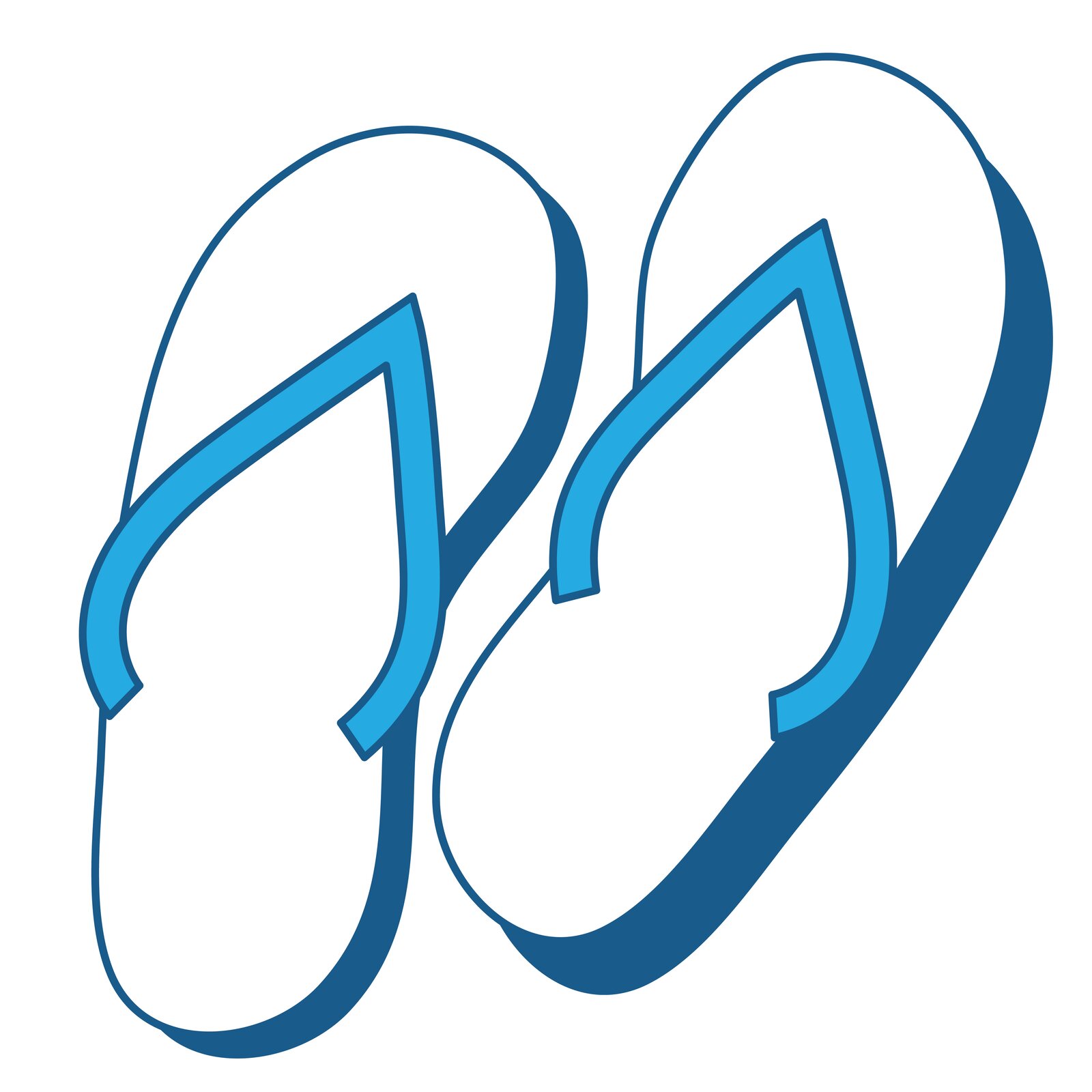 Ilustracja przedstawia graficzne przedstawienie sandałów.