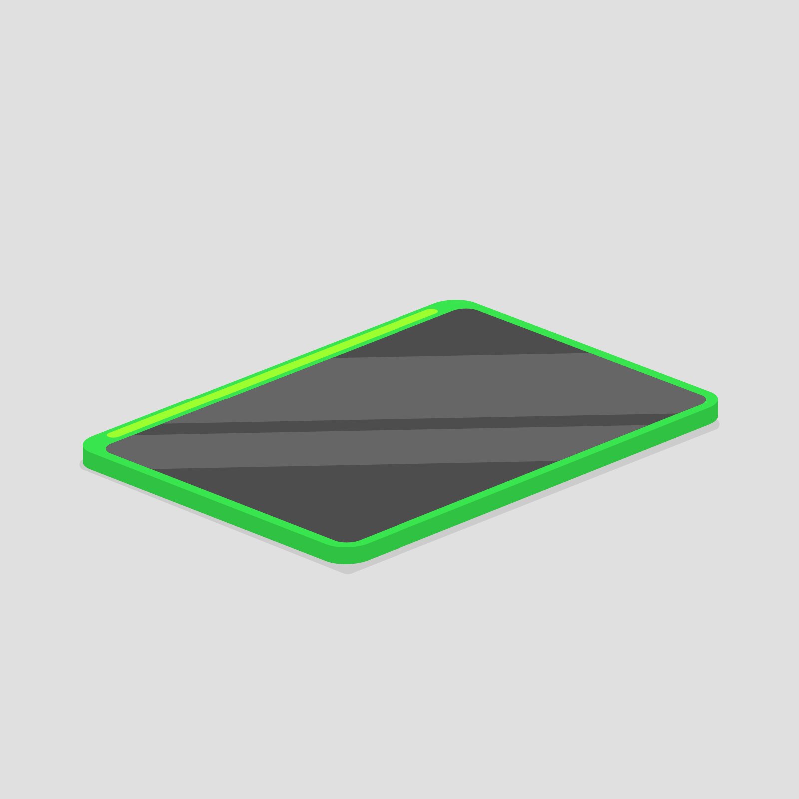 Ilustracja przedstawia tablet. 