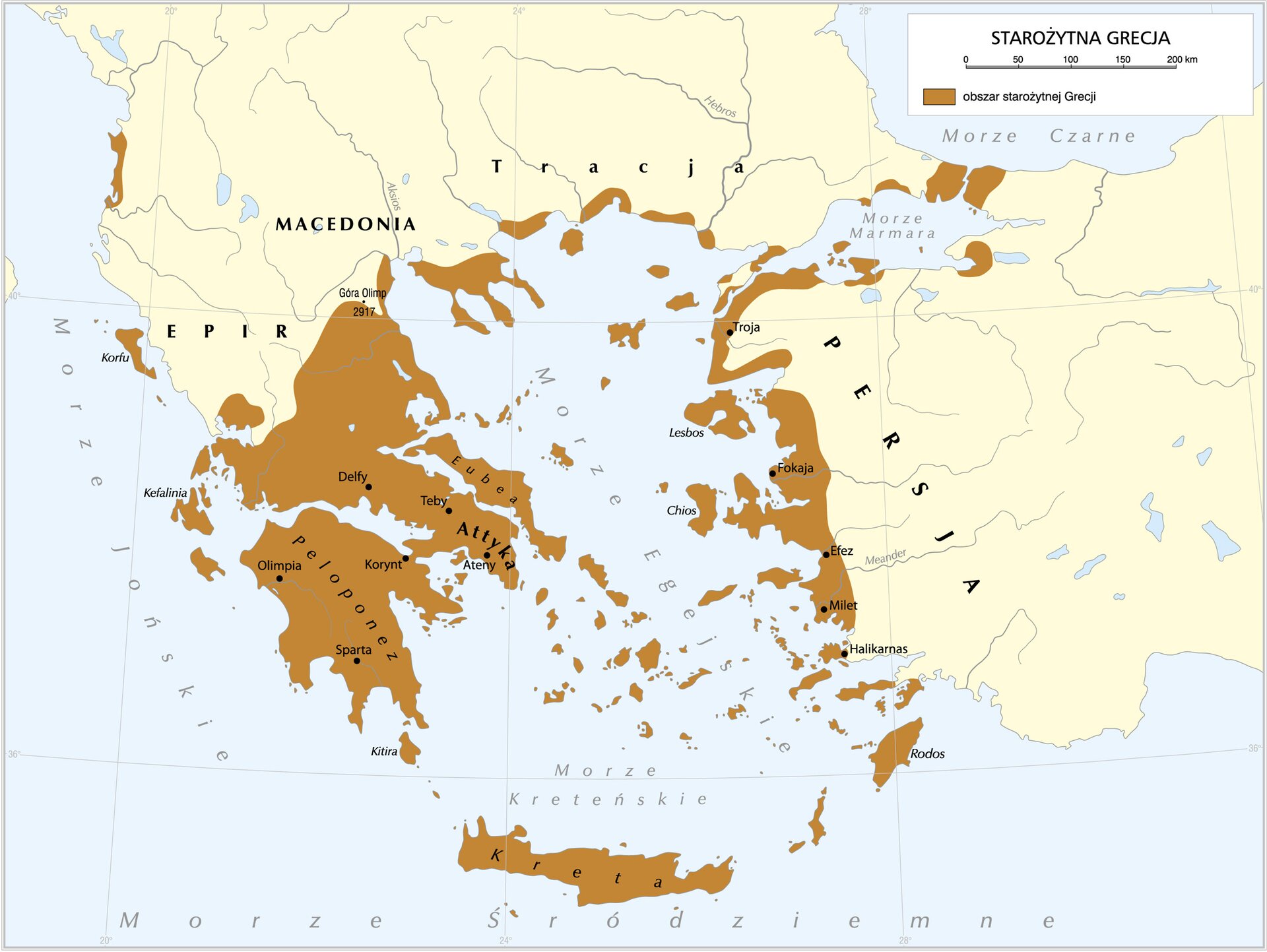 Grecja to kraj położony w południowej części Półwyspu Bałkańskiego Grecja to kraj położony w południowej części Półwyspu Bałkańskiego Źródło: Krystian Chariza i zespół.