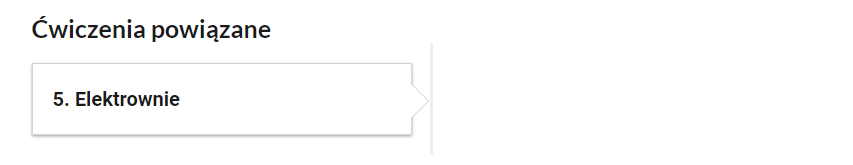 Przykład z przyciskiem  z powiązanymi ćwiczeniami