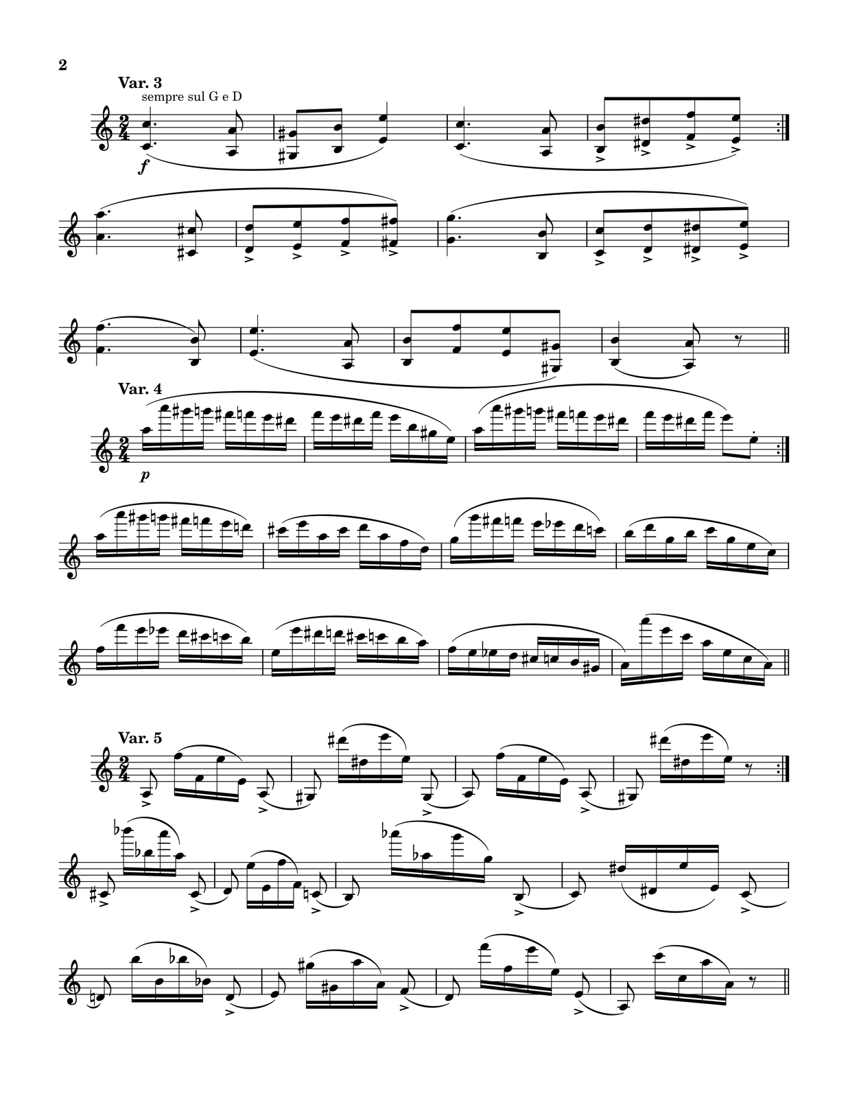 Ilustracja przedstawia stronę partytury utworu.