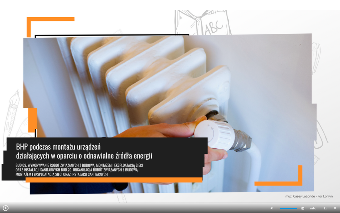 Wygląd ekranu odtwarzania filmu