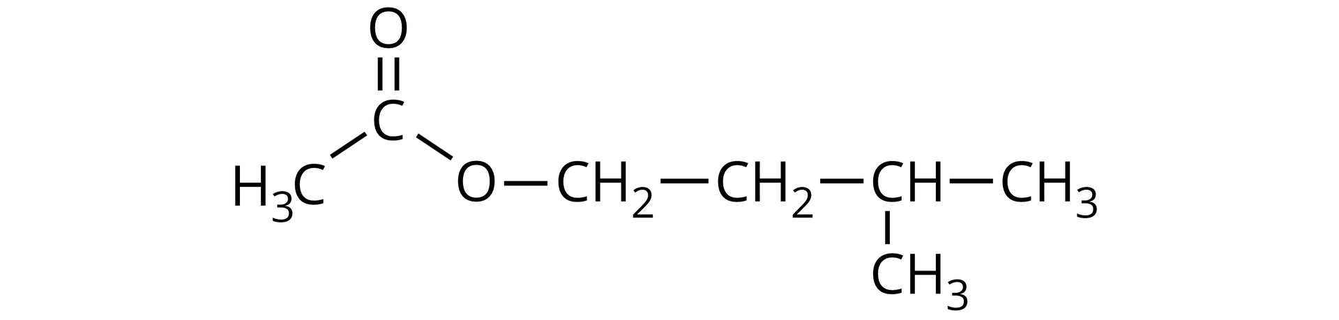 Ilustracja przedstawia wzór półstrukturalny związku zbudowanego z grupy metylowej CH3 związanej z atomem węgla połączonym za pomocą wiązania podwójnego z atomem tlenu oraz za pomocą wiązania pojedynczego z grupą CH2 związaną z kolejną grupą CH2, która to związana jest z grupą CH podstawioną dwiema grupami metylowymi CH3.