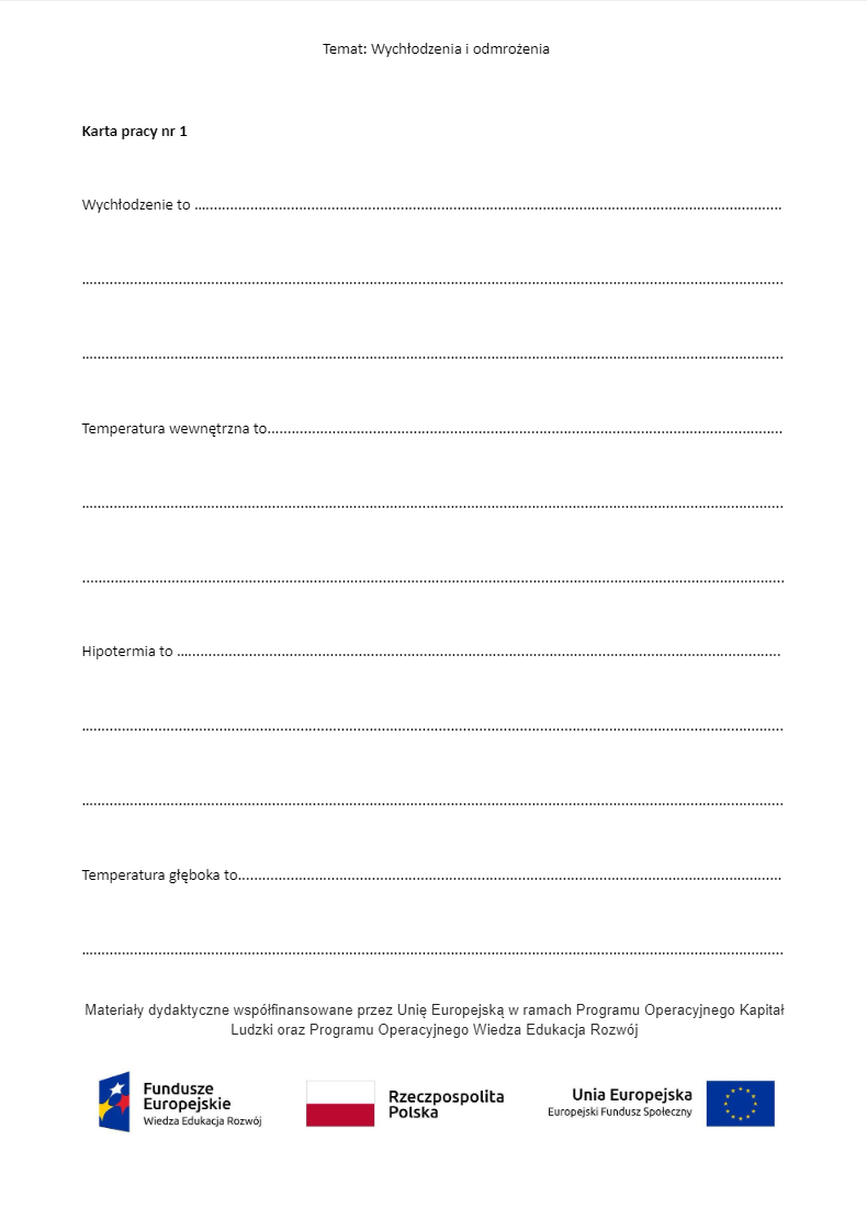 Pobierz plik: Wychłodzenia i odmrożenia.docx