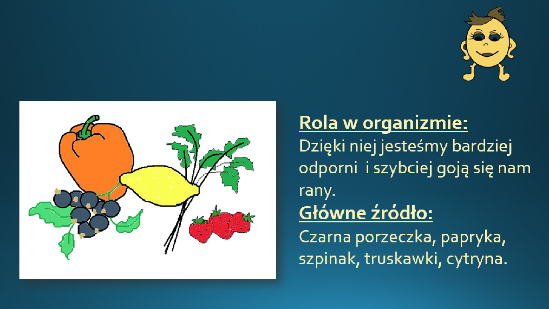 Zrzut slajdu z dołączonym tekstem.