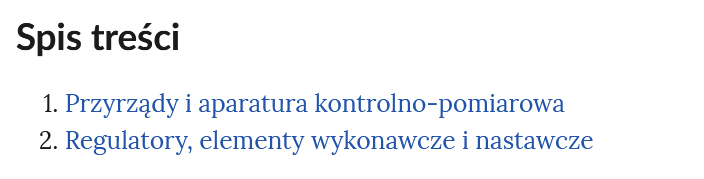 Grafika przedstawia spis treści za pomocą którego można przemieszczać się miedzy częściami multimedium.