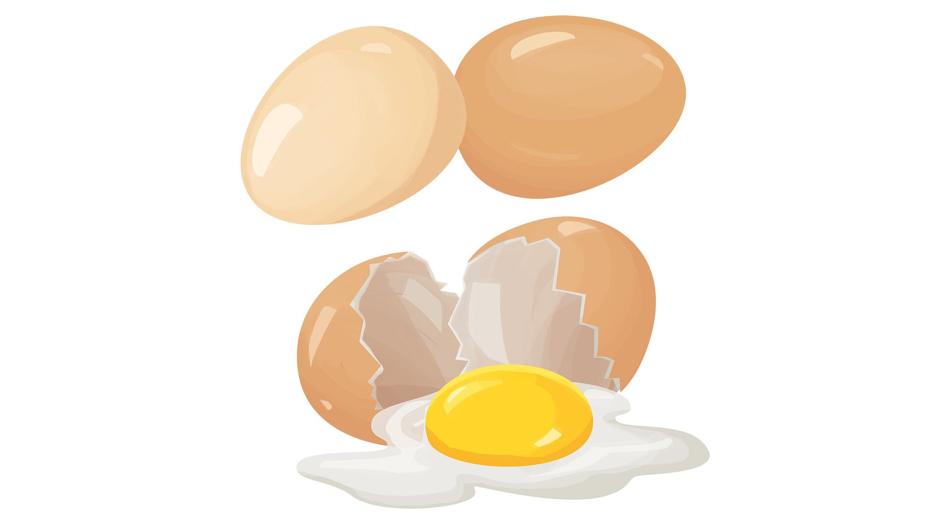 Na ilustracji znajdują się jajka.