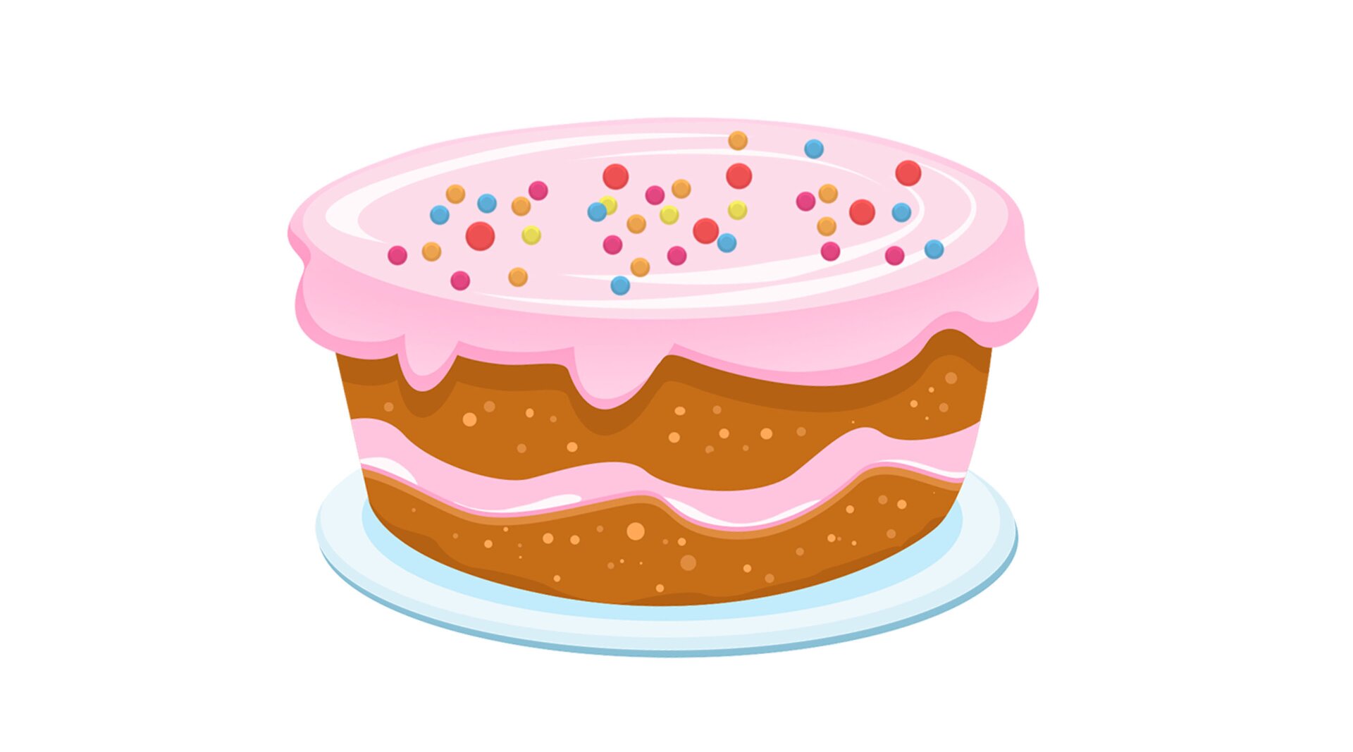 Ilustracja przedstawia tort