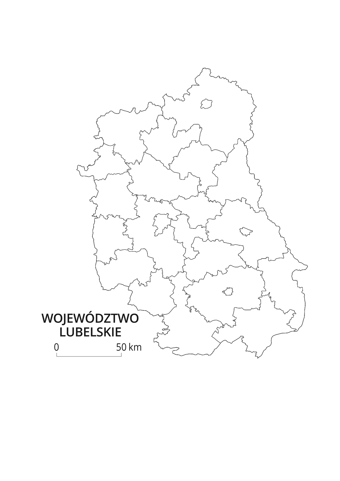 Mapy konturowe województw