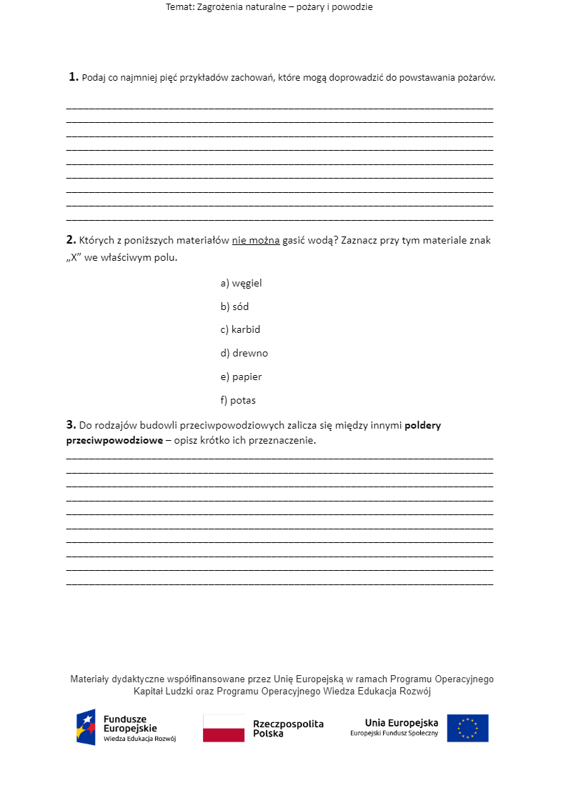 Pobierz plik: Zagrożenia naturalne – pożary i powodzie_1.docx