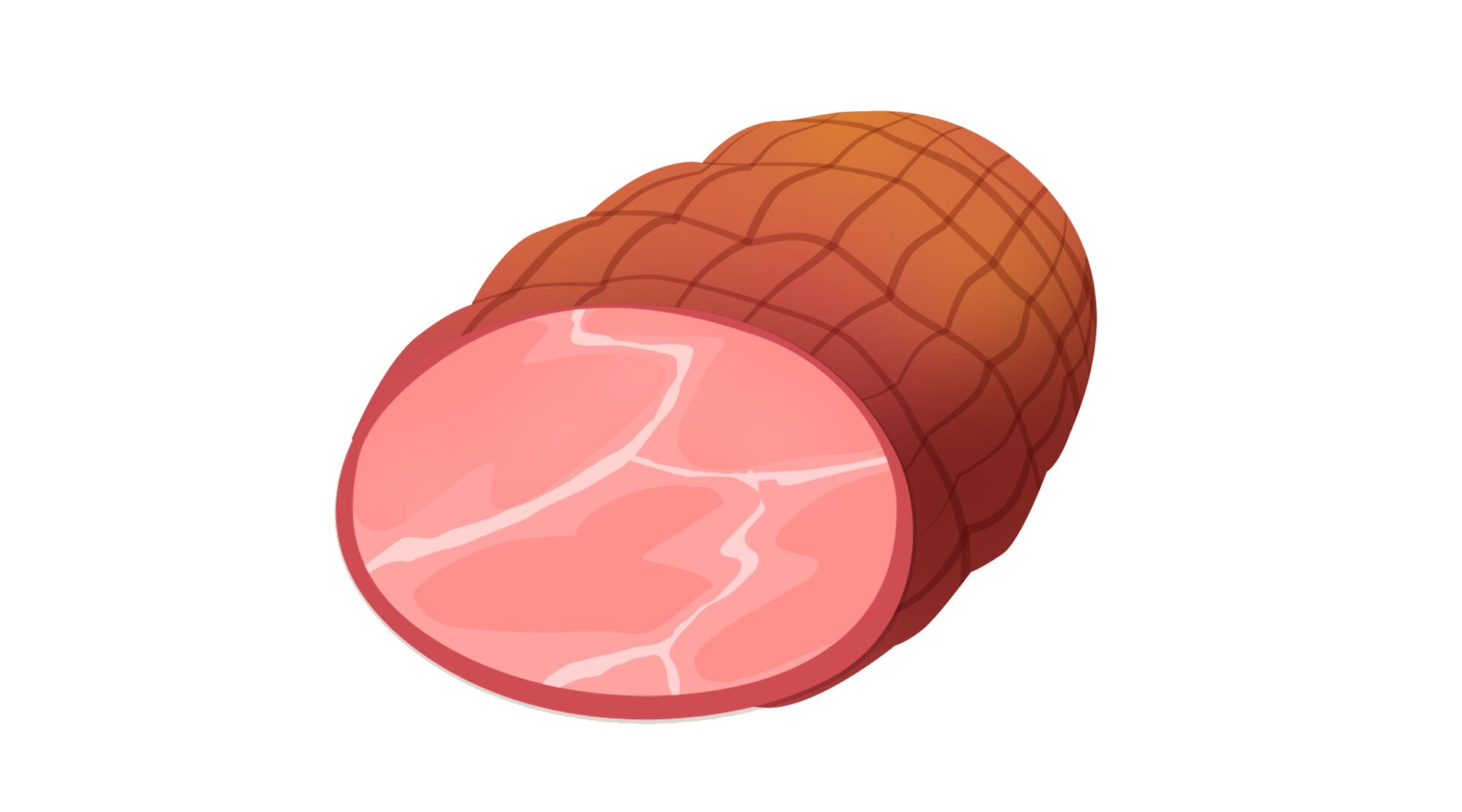 Ilustracja przedstawia szynkę