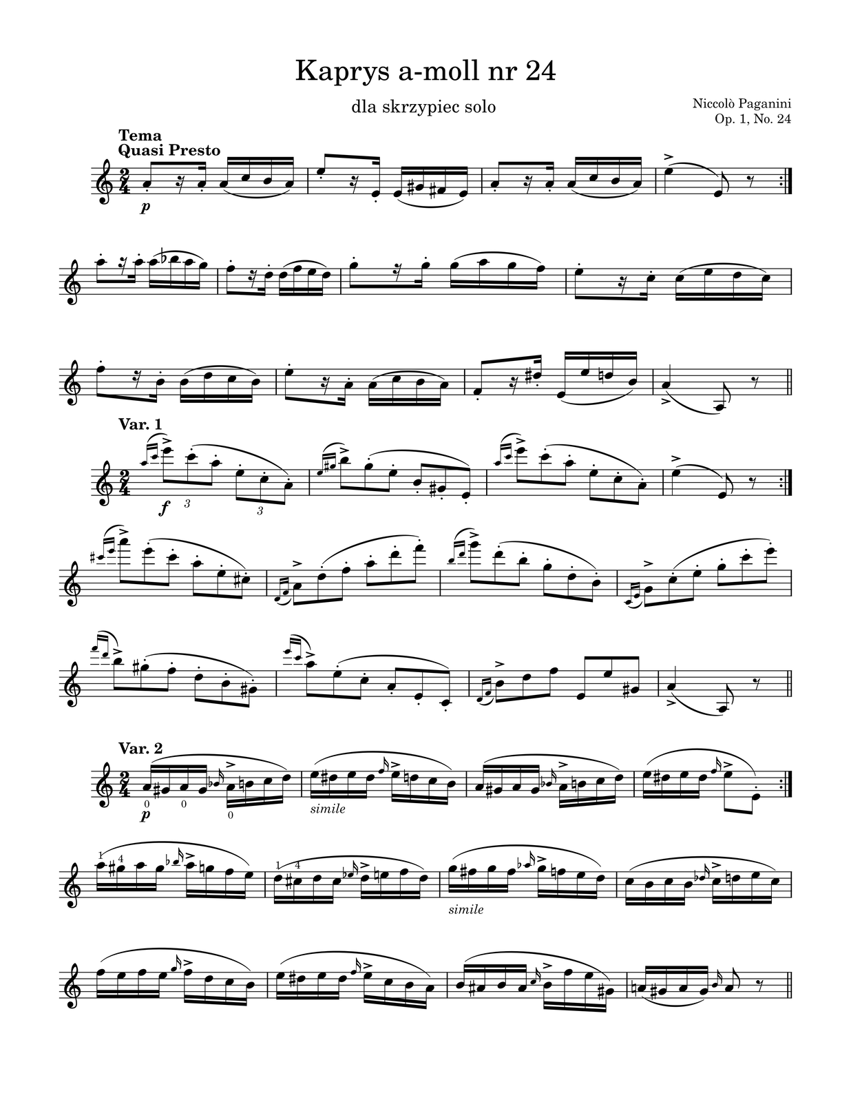 Ilustracja przedstawia stronę partytury utworu.