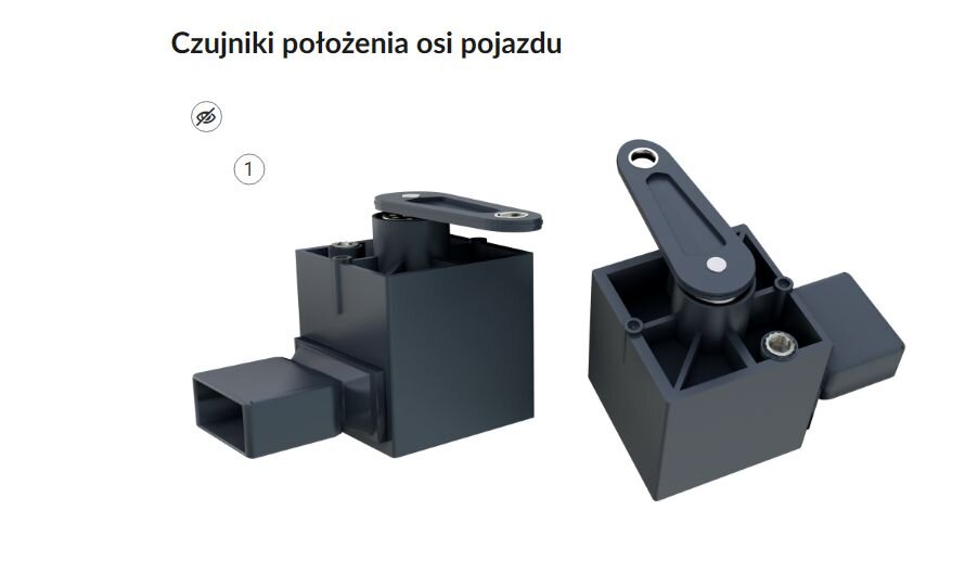 Przykładowy widok grafiki interaktywnej, na której znajduje się klikalny numerek do wyboru.