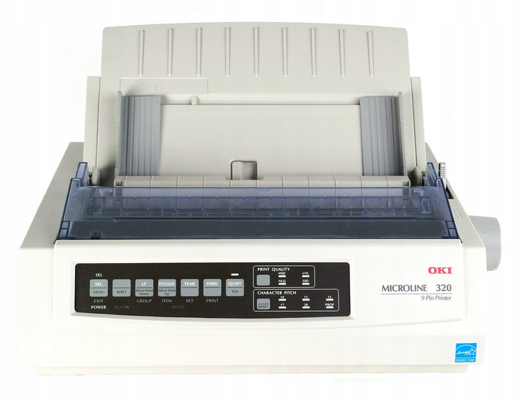 Zdjęcie poglądowe drukarki igłowej.