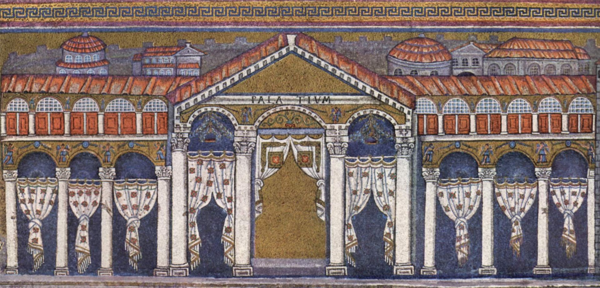Pałac Teodoryka Wielkiego w Rawennie. Mozaika z katedry