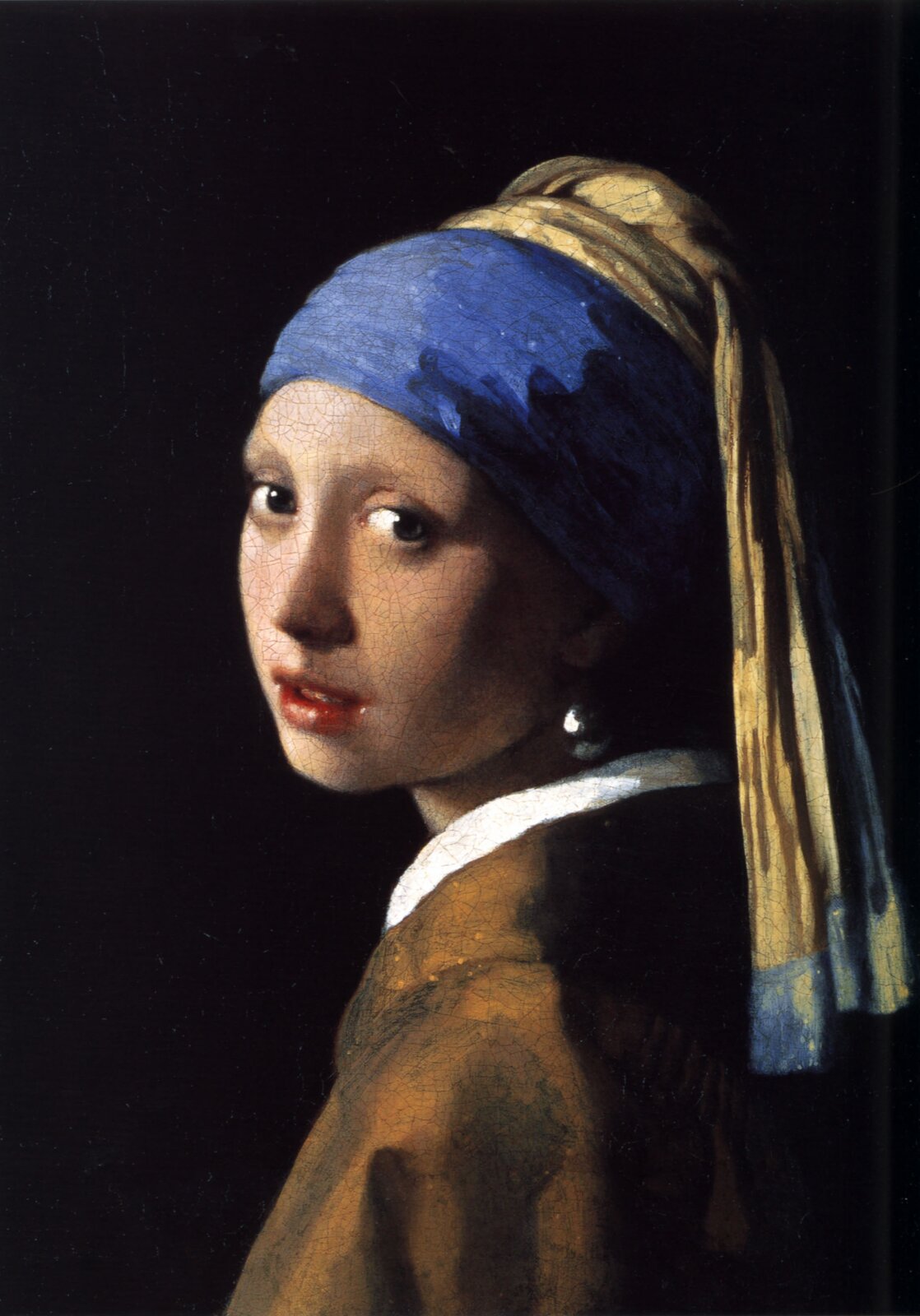 Dziewczyna z perłą Źródło: Jan Vermeer, Dziewczyna z perłą, ok. 1665, olej na płótnie, Royal Picture Gallery Mauritshuis, Holandia, domena publiczna.