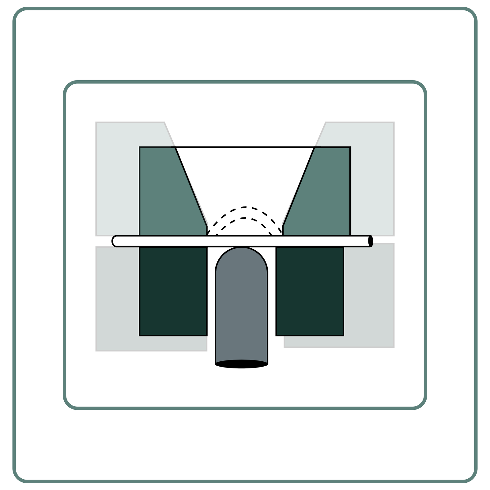 Rysunek 50. Schemat przebiegu i wyglądu narzędzi wykorzystywanych w badaniu tłoczności – próbie Erichsena