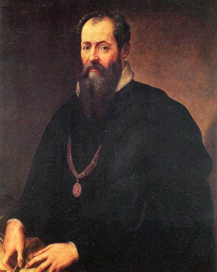 Autoportret Gorgio Vasari’ego Autoportret Gorgio Vasari’ego Źródło: Giorgio Vasari, Olej na płótnie, domena publiczna.