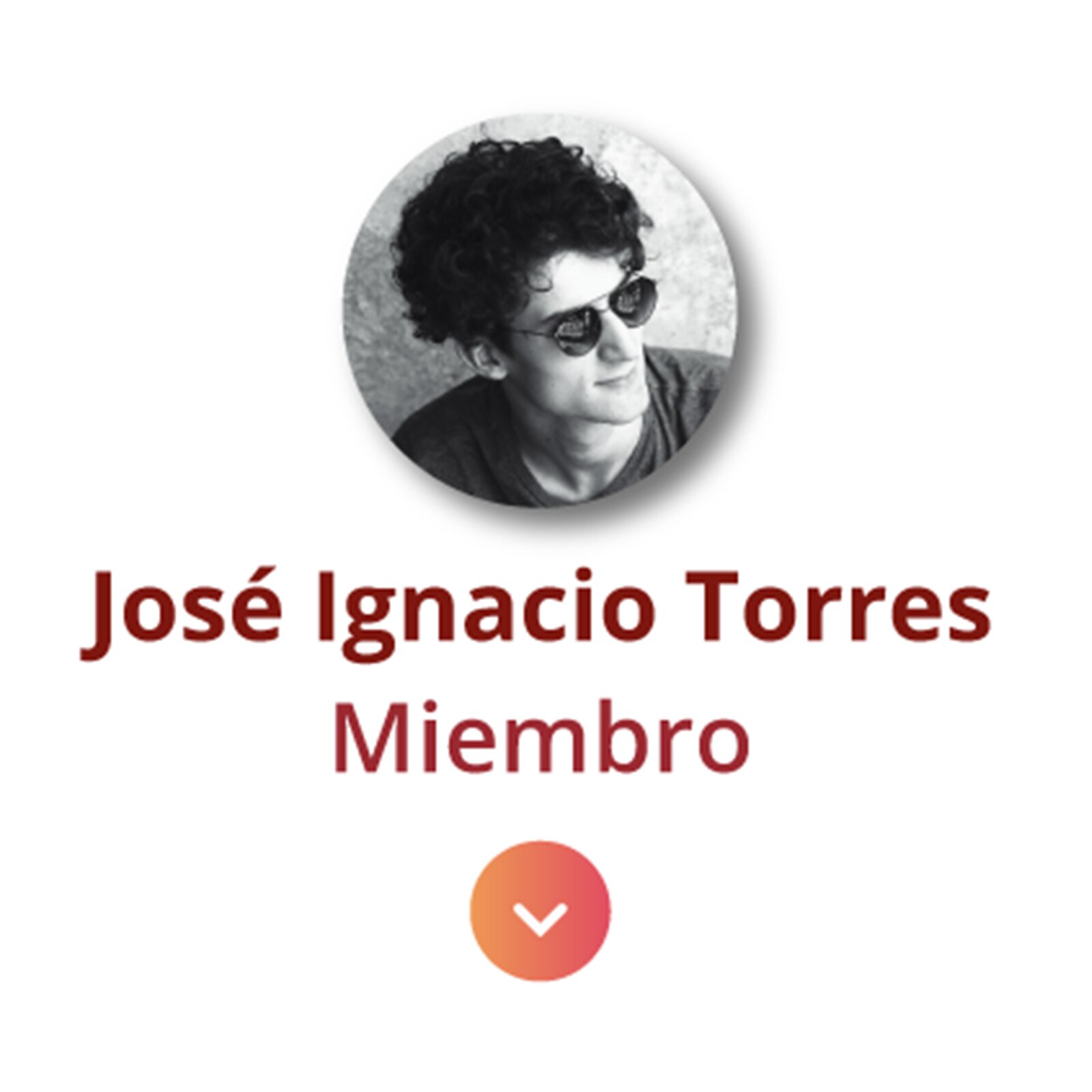 Grafika przedstawia zdjęcie profilowe użytkownika forum. Podpis: José Ignacio Torres. Miembro