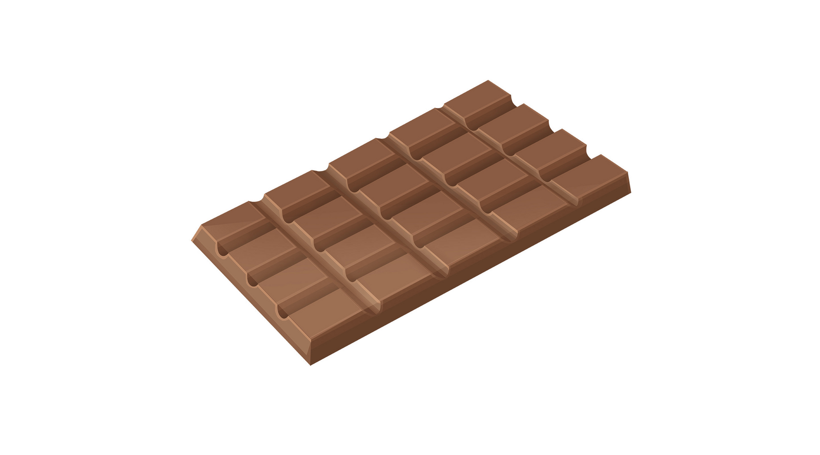 Ilustracja przedstawia tabliczkę czekolady. 