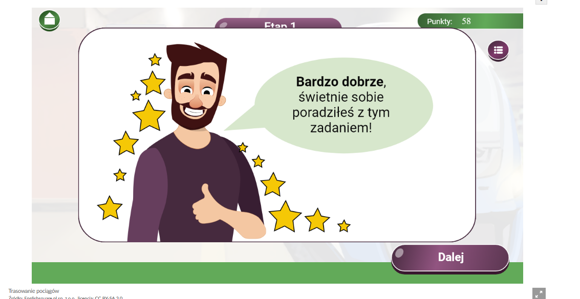 Przykładowy ekran gry