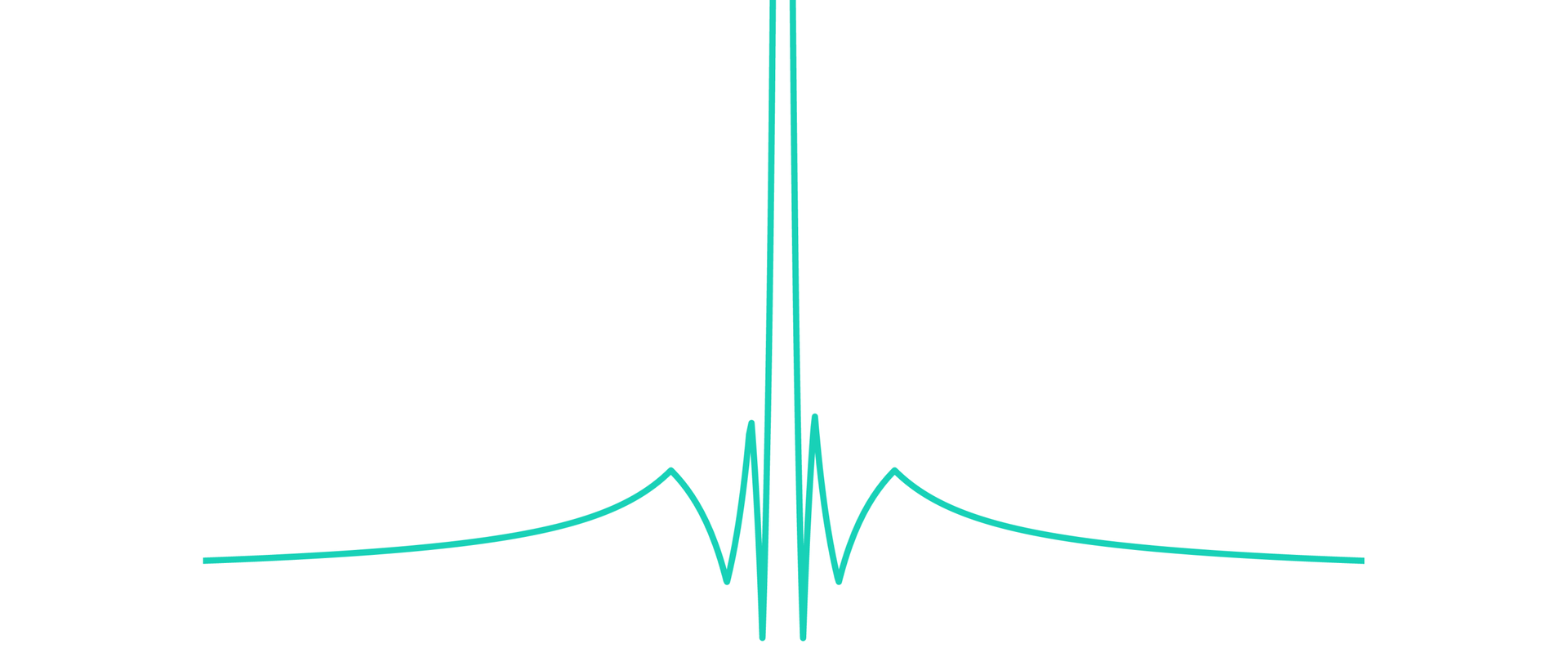 Ilustracja przedstawia obraz bicia serca i jego odbicie lustrzane.