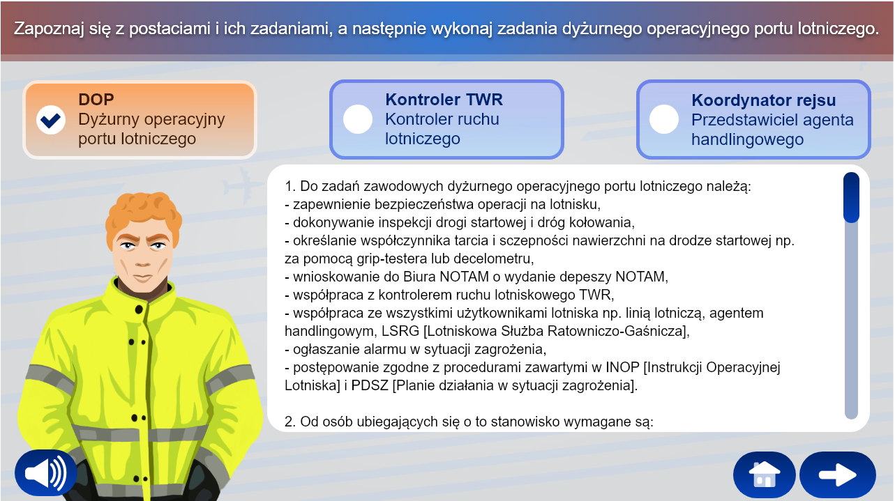 Przykładowy ekran w grze