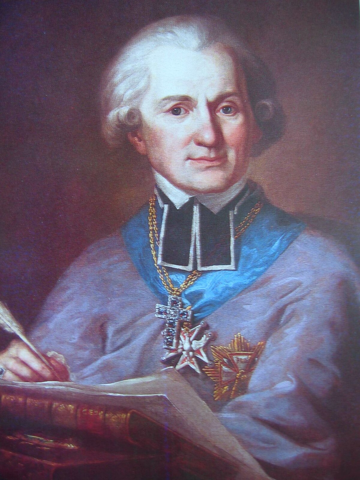 Adam Naruszewicz Źródło: Mateusz Tokarski, Adam Naruszewicz, ok. 1791, olej na płótnie, Zamek Królewski w Warszawie, domena publiczna.