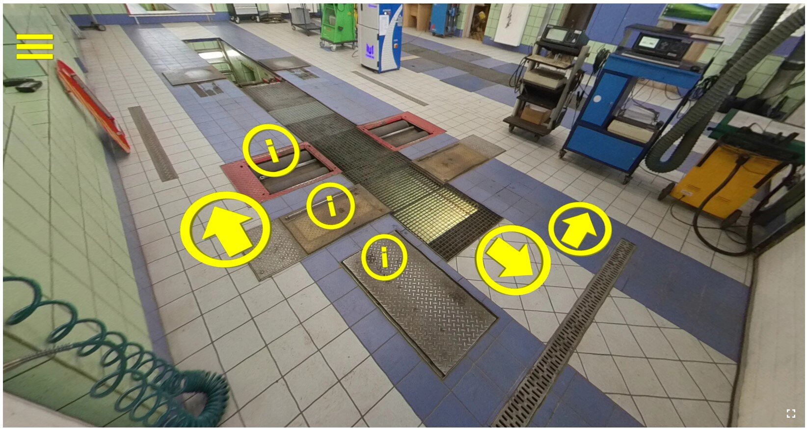 Przykładowy ekran wirtualnego spaceru