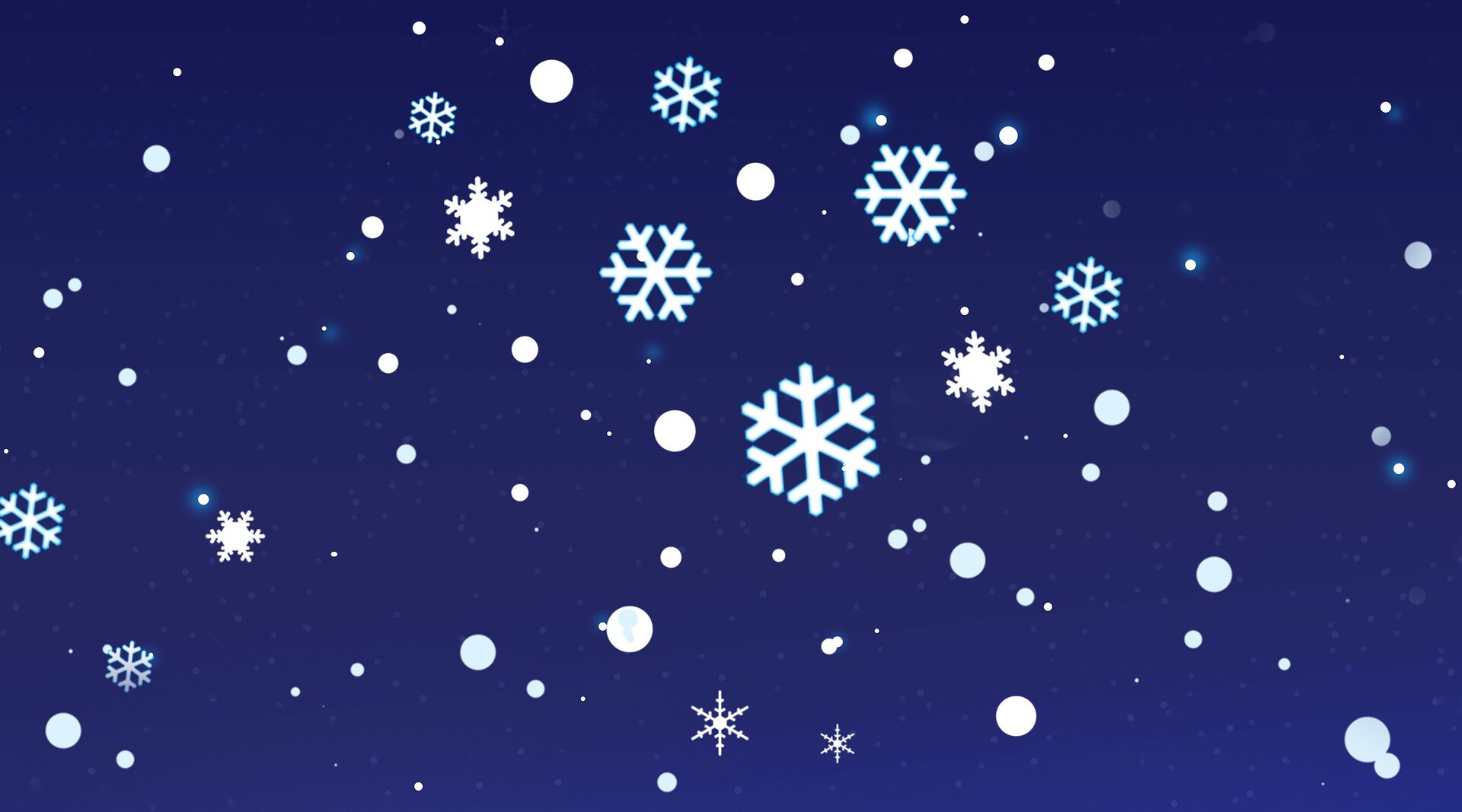 Na ilustracji znajduje się ciemne niebo i padający śnieg.