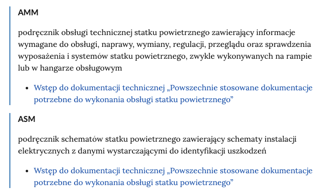 Zrzut ekranu przedstawia pojęcie ze Słownika. Konstrukcja jest następująca: pojęcie, poniżej jego wyjaśnienie, a pod nim znajduje się link, po którego kliknięciu użytkownik przenosi się do rozdziału w tym materiale, w którym dane pojęcie jest wykorzystywane. Linków może być jeden lub kilka, w zależności od tego, w ilu rozdziałach użyto pojęcia.