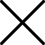 Ikona zamknięcia informacji tekstowej. Ma kształt czarnej litery „X".