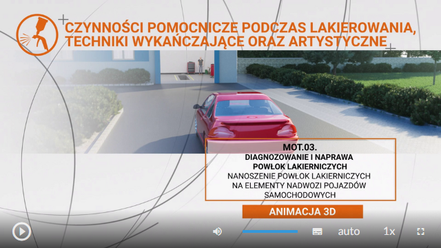 Ekran początkowy animacji