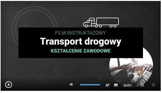 Ilustracja przedstawia przykładowy ekran filmu instruktażowego. Na środku ekranu znajduje się tytuł filmu. Wokół umieszczone zostały grafiki związane z tematyką filmu.