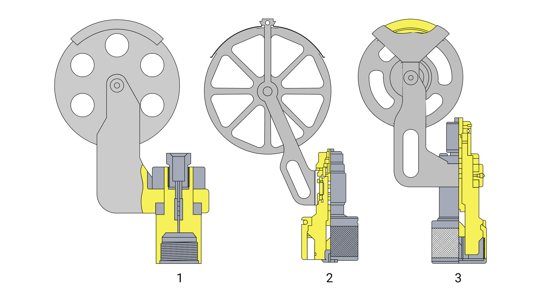 Krążek linowy z dławikiem 