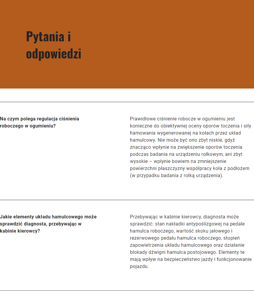 Widok planszy pytania i odpowiedzi