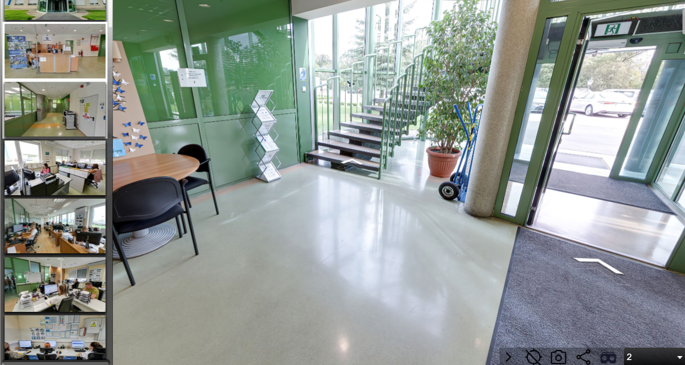 Widok wycieczki wirtualnej