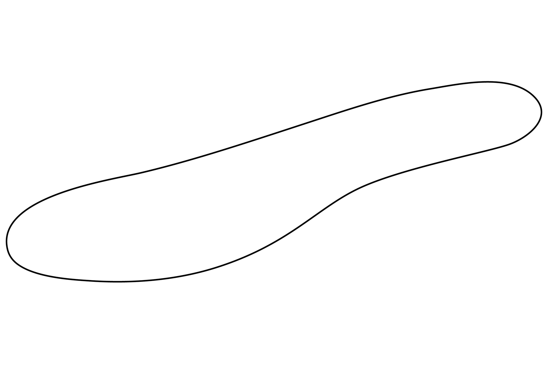 Grafika przedstawia kształt podeszwy.