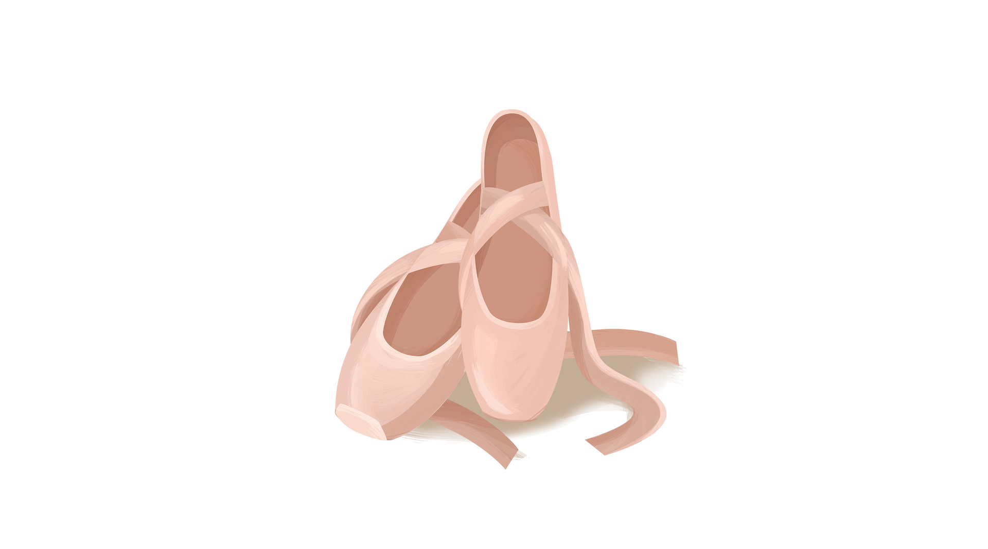 Na ilustracji znajdują się baletki