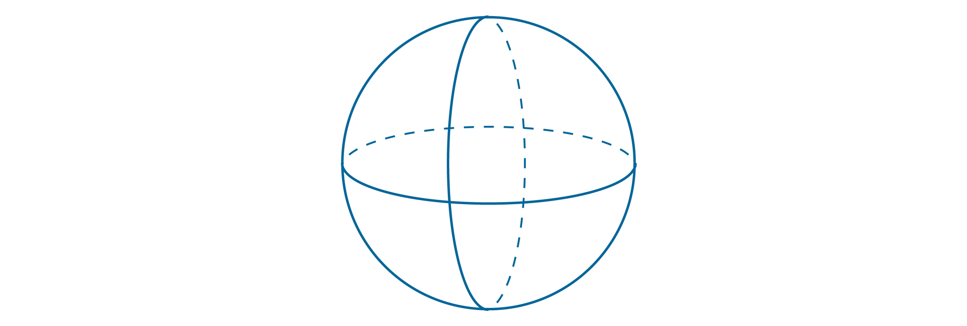 Rysunek przedstawia sferę , czyli powierzchnie kuli.