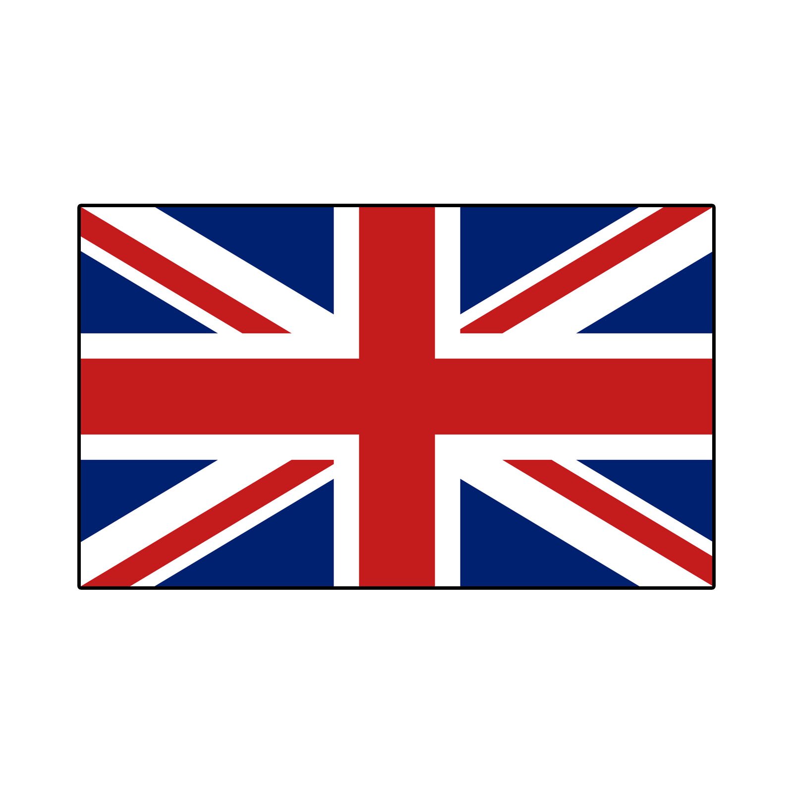 Ilustracja przedstawia flagę Wielkiej Brytanii.