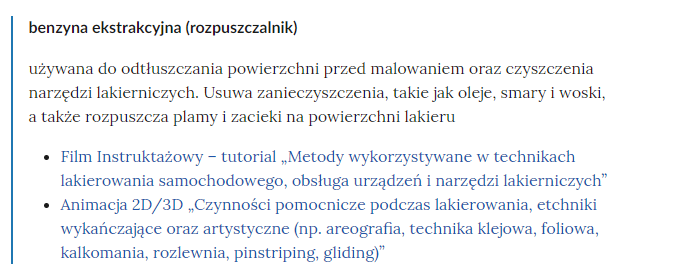 Przykładowe pojęcie ze słownika