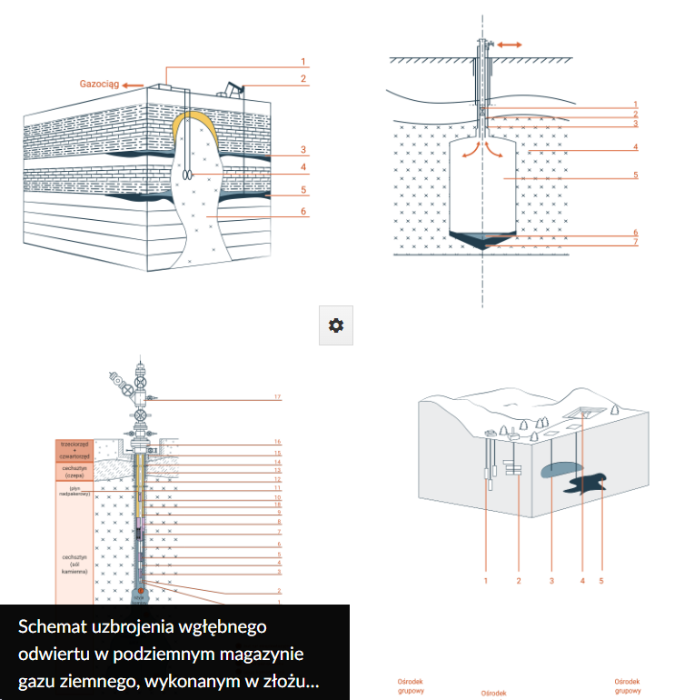 Zdjęcie przedstawia przykładową galerię zdjęć w formie siatki. Zdjęcia są umieszczone obok siebie. U dołu jednego z nich widoczny jest czarny pasek, na którym wyświetlony jest opis tego zdjęcia.