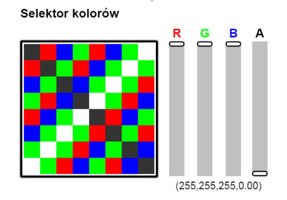 Interaktywna zabawa: Selektor kolorów