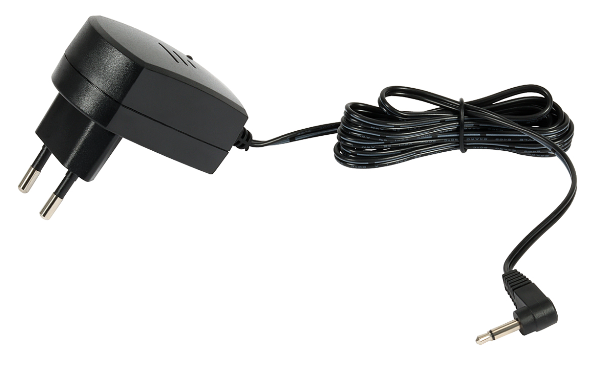 Ilustracja przedstawia zasilacz impulsowy stosowany do zasilania wzmacniaczy antenowych za pośrednictwem separatorów zasilania. Jest to obudowa z tworzywa sztucznego z  wtyczką, która jest zintegrowana z kablem na końcu którego znajduje się wtyk. 