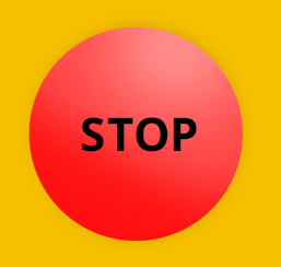 Grafika przedstawia przycisk bezpieczeństwa STOP