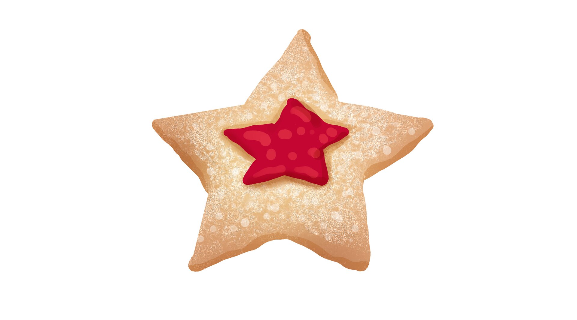 Na ilustracji znajduje się ciastko