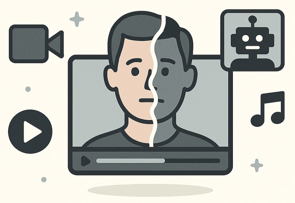 Ilustracja wygenerowana przez sztuczną inteligencję przedstawiająca sposoby wykorzystania AI przez cyberprzestępców